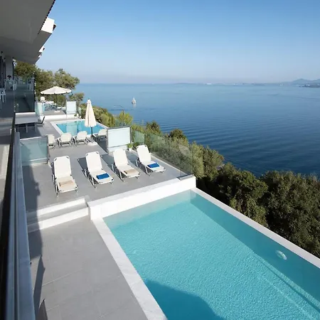 فيلة Exquisite Corfu Retreat 3 Bedrooms Thea Panoramic Sea Views Private Pool Unforgettable Getaway *