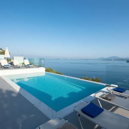 فيلة Exquisite Corfu Retreat 3 Bedrooms Thea Panoramic Sea Views Private Pool Unforgettable Getaway *
