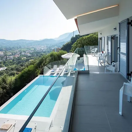 Villa Exquisite Corfu Retreat 3 Bedrooms Thea Panoramic Sea Views *
