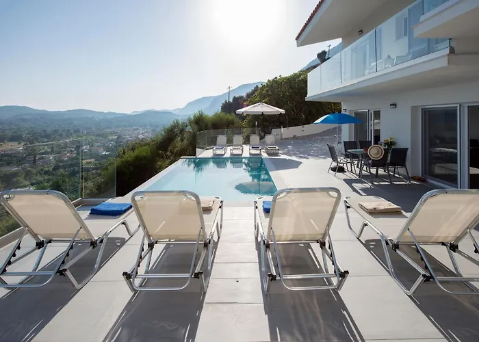 Exquisite Corfu Retreat 3 Bedrooms Thea Panoramic Sea Views Pyrgi (Corfu)