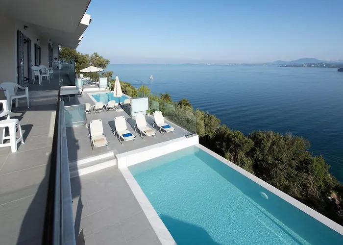 Exquisite Corfu Retreat 3 Bedrooms Thea Panoramic Sea Views *