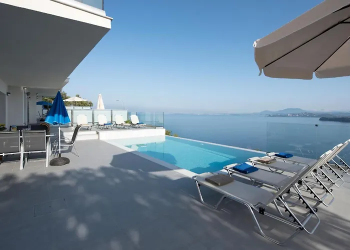 Exquisite Corfu Retreat 3 Bedrooms Thea Panoramic Sea Views