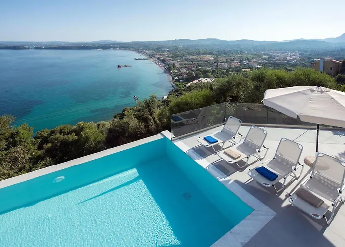 Vila Exquisite Corfu Retreat 3 Bedrooms Thea Panoramic Sea Views Pyrgi (Corfu)